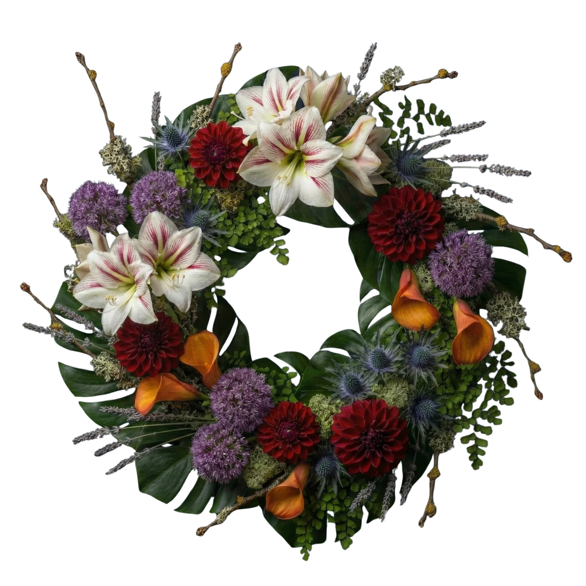 Couronne de fleurs